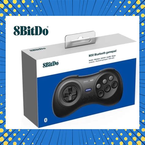 Controle Bluetooth 8bitdo M30 Tipo Mega Drive Para Nintendo Switch Pc