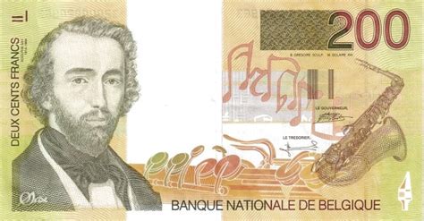 Belgium 200 Francs (Adolphe Sax) - Foreign Currency