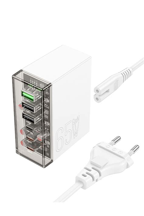Hoco AC9A 1.5M Talent 2 Adet USB 1 Adet Type-C 1 Adet Priz PD30W Şarj ...