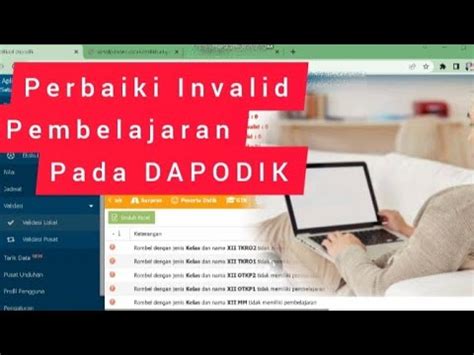 Pembelajaran Dapodik L Cara Mengatasi Invalid Pembelajaran Dapodik