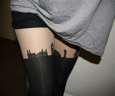 London Skyline Tights Fashionmylegs The Tights And Hosiery Blog