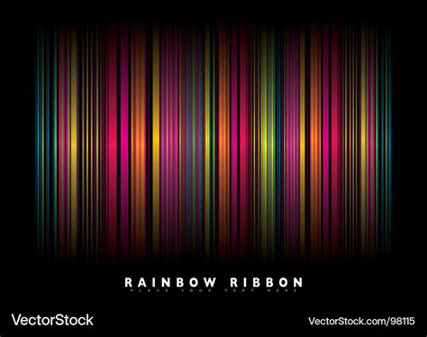 Rainbow stripe background Royalty Free Vector Image