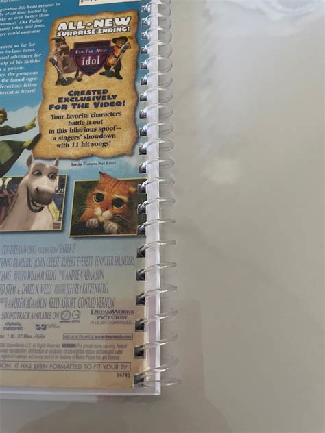 Shrek Movie Vhs Upcycled Spiral Bound Notebook Vintage Etsy