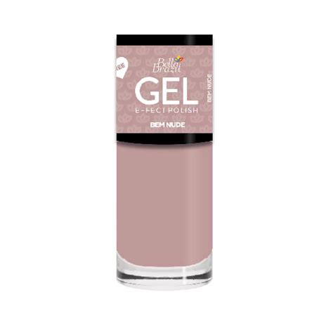 Esmalte Bella Brazil Efeito Gel Bem Nude Ml