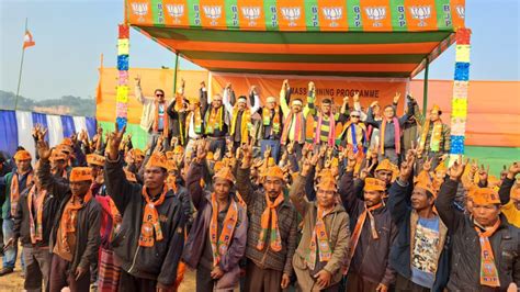 Meghalaya Bjp Holds Mass Membership Drive In Mendipathar