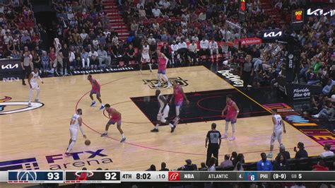 Two-Point/Three-Point Field Goal: Wizards @ Heat | NBA Official