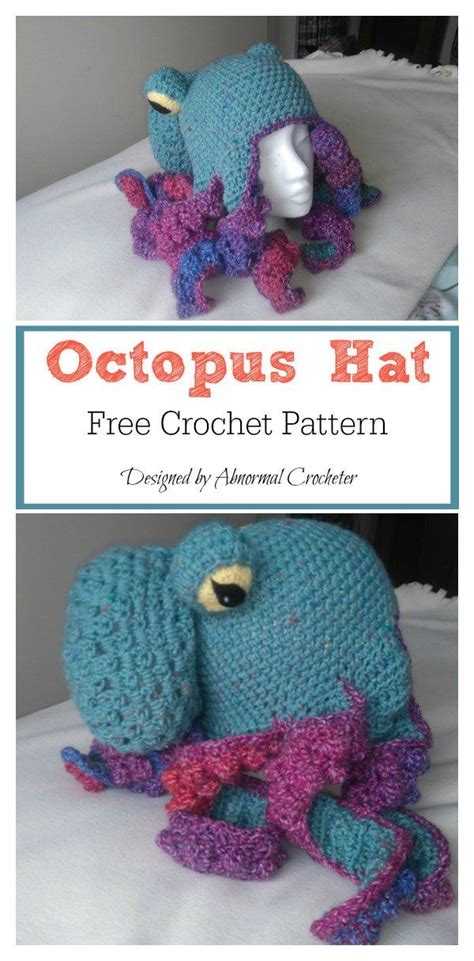 Octopus Hat Free Crochet Pattern And Paid Octopus Crochet Pattern