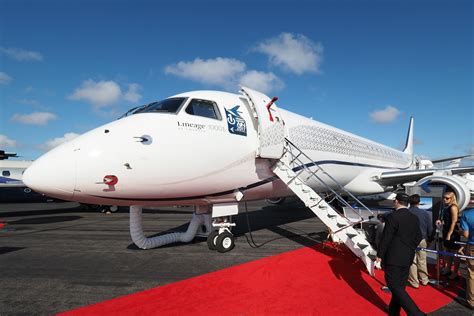 This Embraer Regional Jet Has A Shower And Queen Size Bed The