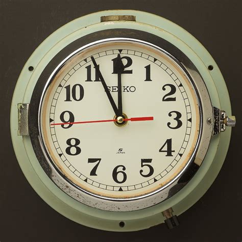 Vintage Ship S Seiko Wall Clock No2