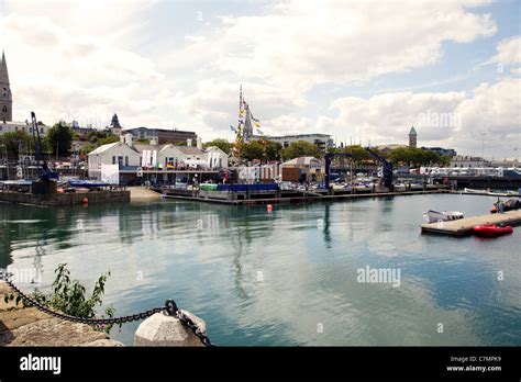 Dun Laoghaire Harbour Dublin Ireland Stock Photo Alamy