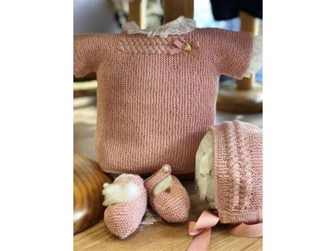 JERSEY CANASTILLA TRENZA NUDE MANGA CORTA Querubines Complementos Sl