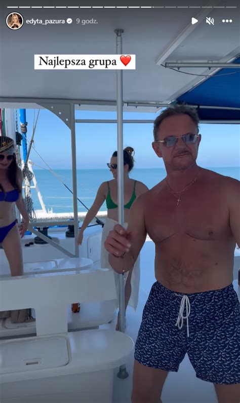 Edyta Pazura pozuje w bikini pod palmami Wygląda przepięknie ZDJĘCIA RMF FM