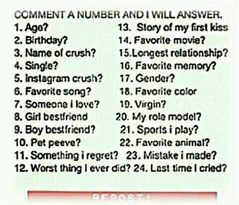 Im Bored Ask Me Something Anything Even Personal Im Really Bored All But One Questions To