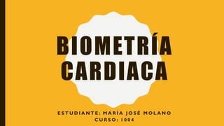 Biometria cardíaca PPT