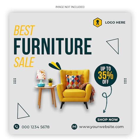 Premium Psd Furniture Sale Social Media Instagram Post Template