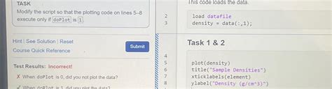 Solved Taskmodify The Script So That The Plotting Code On Chegg