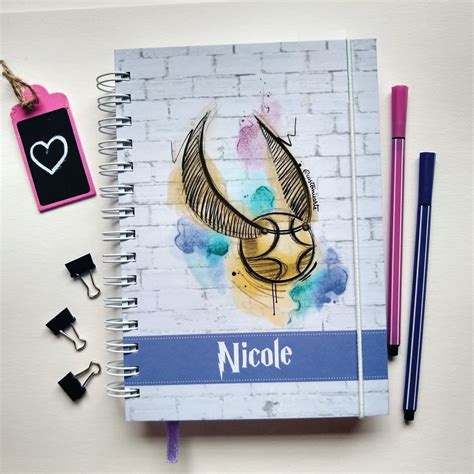 Agenda Personalizada Pomo De Ouro Harry Potter Elo