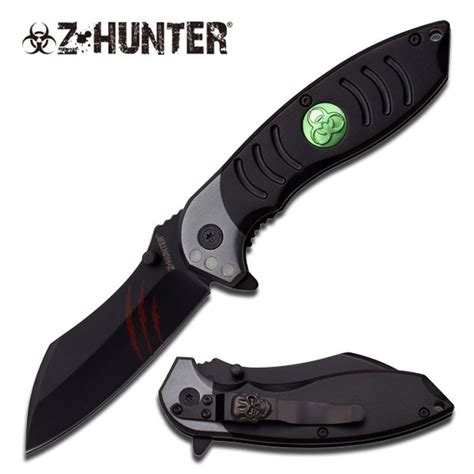 Z Hunter Spring Assisted Knife 45 Closed Edge Import