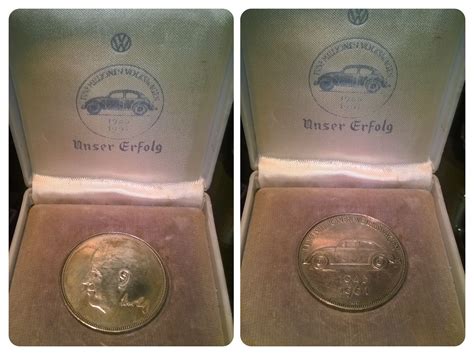 Zilver Coin From Volkswagen Prodused Five Million Volkswagens Between