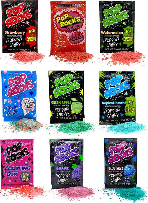 Crait Pop Rocks Crackling Candy Variety Pack Classic