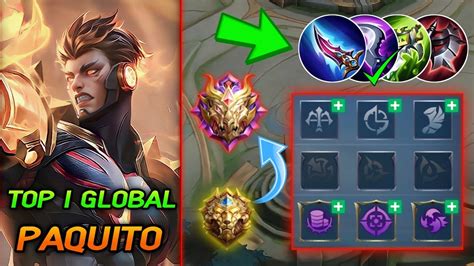 Tutorial Combo Skill Paquito Jungle Best Build And Emblem Auto Win