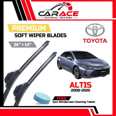 Toyota Corolla Altis Carace Premium Soft Wiper Blades