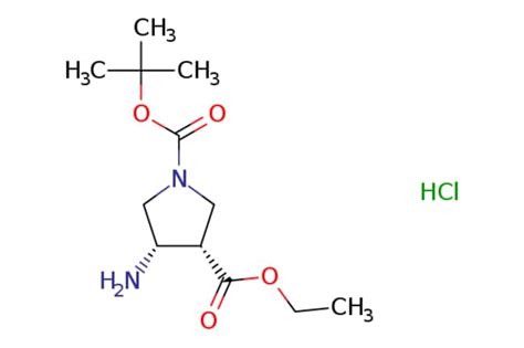 EMolecules CIS 4 AMINO 1 N BOC PYRROLIDINE 3 CARBOXYLIC ACID ETHYL