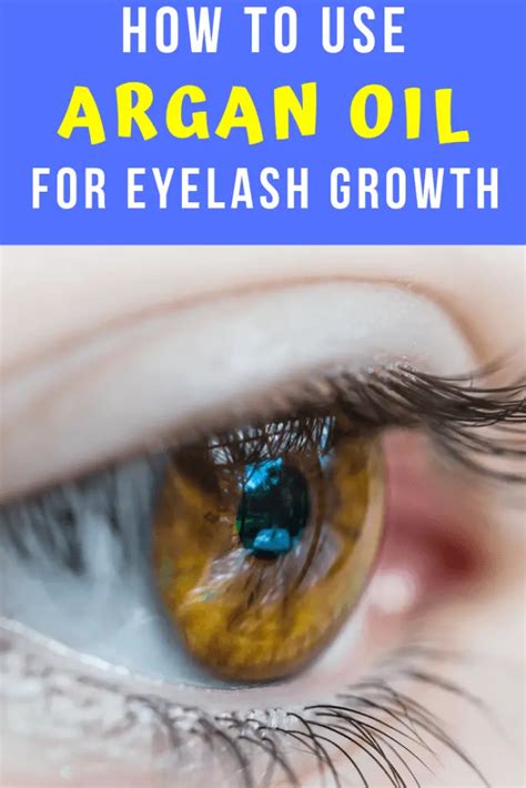 Argan Oil For Eyelashes Naturally Grow Longer And Thicker Lashes