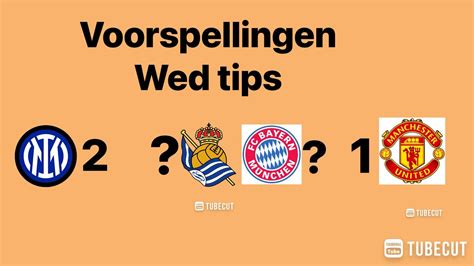 Champions League Speelronde Voorspelling Wed Tips Youtube