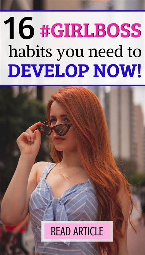 16 Boss Babe Habits To Develop Now Boss Babe Girl Boss Development