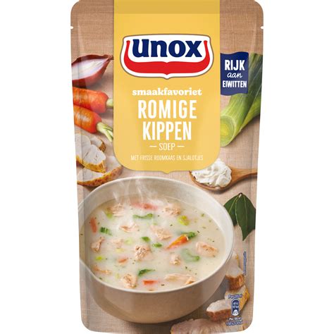 Aanbieding Unox Soep In Zak Romige Kippensoep