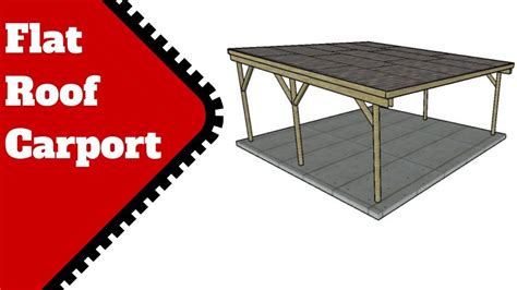 Flat Roof Carport Plans