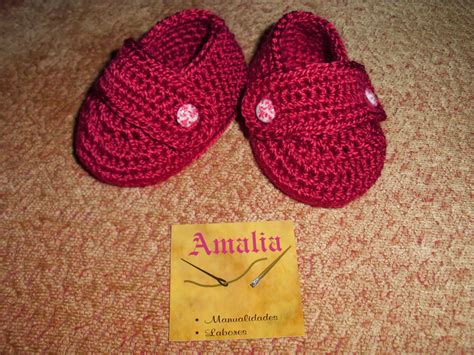 Manualidades Y Labores Amalia Patucos Beb Zapatitos Beb Con