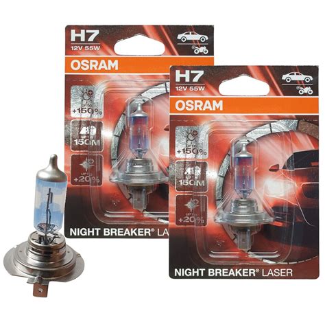Original Osram Nightbreaker Laser Satz H7 55W 2 Stück Night Breaker ...