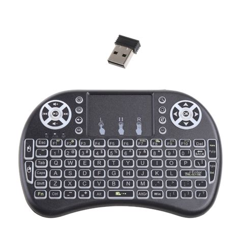 Teclado Portátil NERV i8 MIni 2 4G Sem Fio Para Jogos Touchpad Fly Air