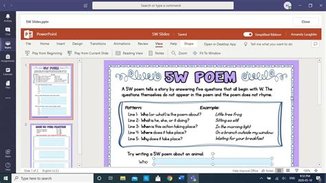 How To Write A 5w Poem Youtube