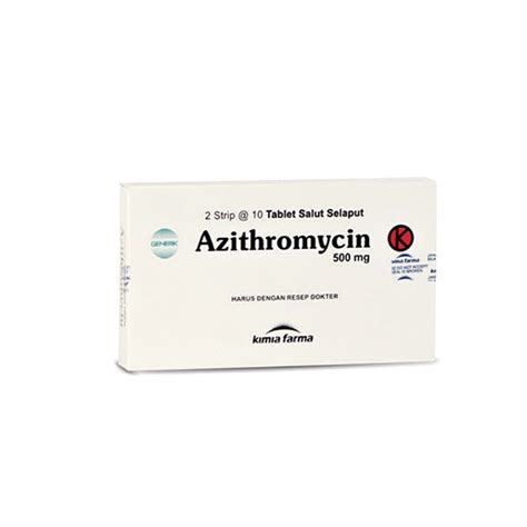 Jual Azithromycin 500 Mg Box 20 Tablet Kimia Farma Shopee Indonesia