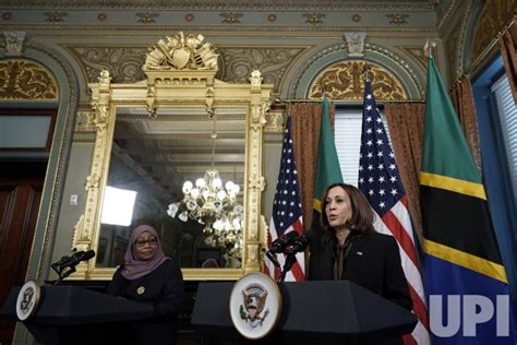 Photo Kamala Harris With President Of Tanzania Hassan At The White