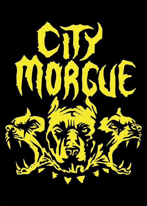 City Morgue Three Wardogs Poster Picture Metal Print Paint By Red