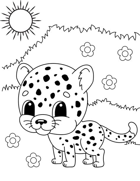 Safari Animals Coloring Pages, Safari Animals Printables, Safari ...