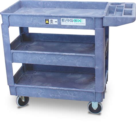 Order Picking Trolley 2 3 Shelf Plastic Order Picking Trolleys