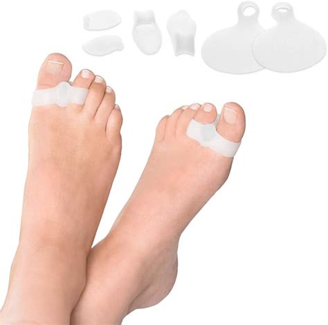 Navaris Set Cura Alluce Valgo Separatori Per Hallux Valgus X