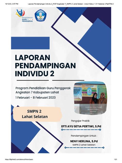 Contoh Laporan Pendampingan Indivindu 2 Pgp Pdf