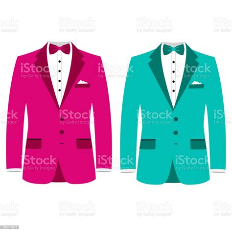 Wedding Mens Suit Tuxedo Stock Illustration Download Image Now