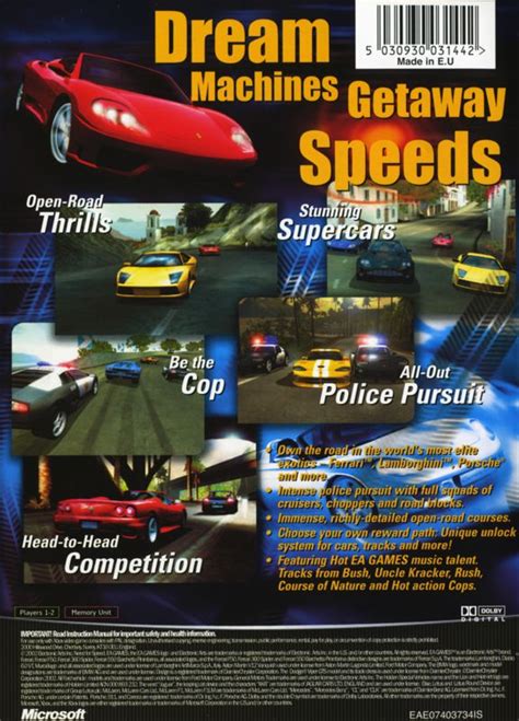 Need For Speed Hot Pursuit 2 Cover Or Packaging Material MobyGames
