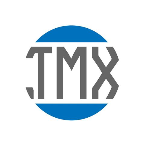 TMX letter logo design on white background. TMX creative initials ...