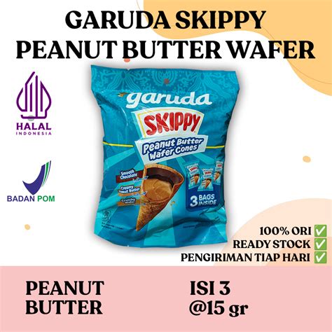 Jual Skippy Garuda Wafer Cone Isi 3x15gr Shopee Indonesia