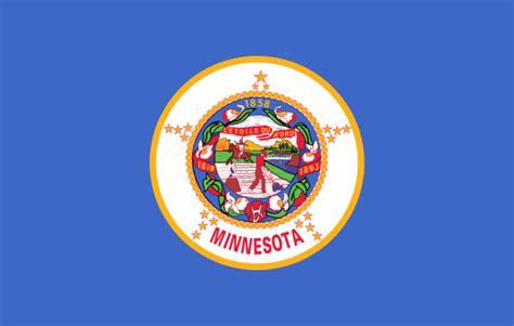 Free photograph; state, flag, Minnesota