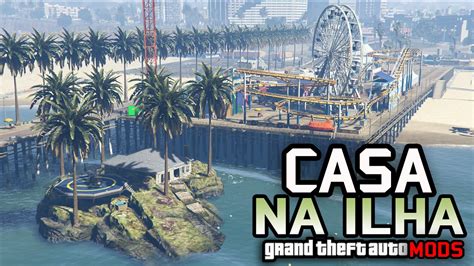 Gta V Mods Pier Del Perro Moderno E Casa Na Ilha Gta V Mod