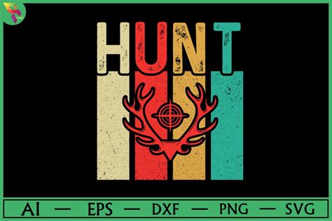 Hunt T Shirt Design Graphic By Shuptom Graphics · Creative Fabrica